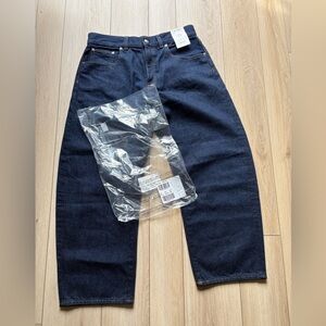 Madewell Ballon jeans rinse wash NWT dark blue